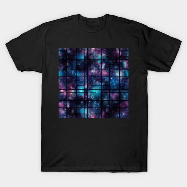 Infinite Continuum - Infinite Nebula Seamless Pattern T-Shirt by nelloryn